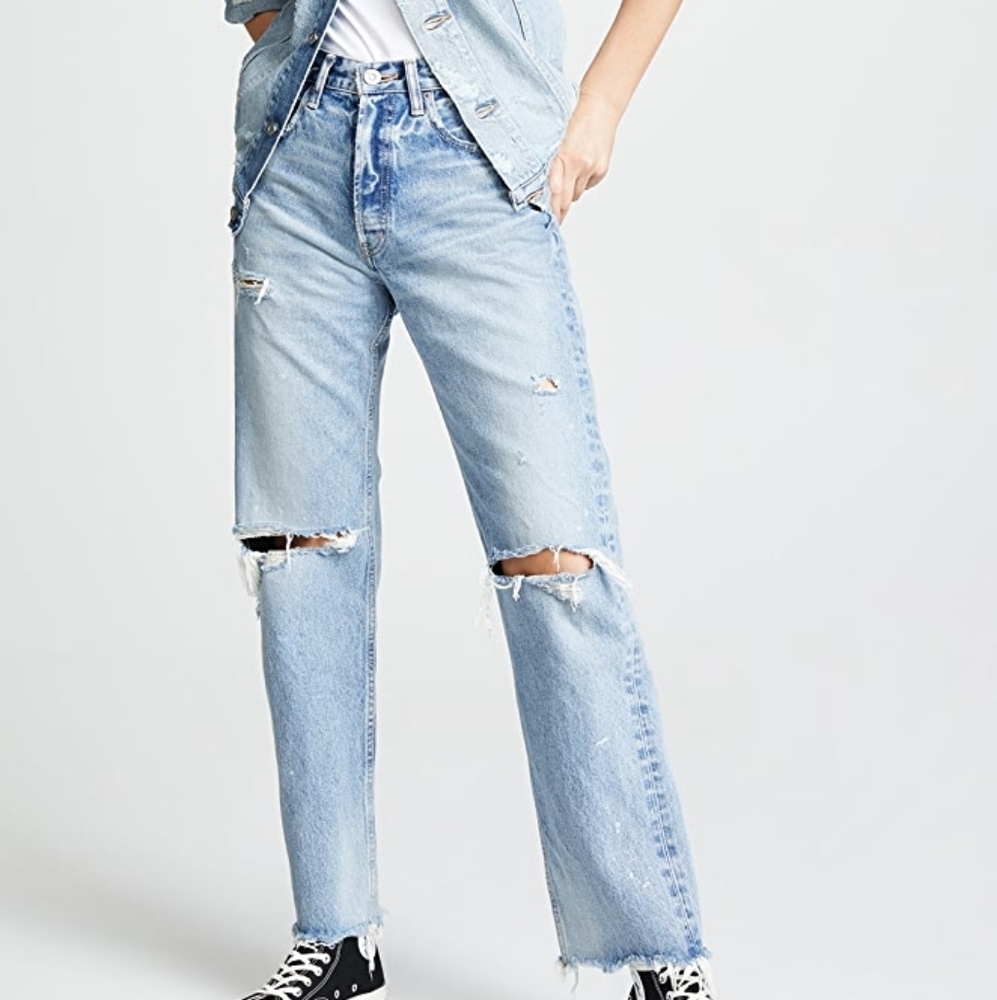 MOUSSY VINTAGE MV Odessa Wide Straight jeans 29